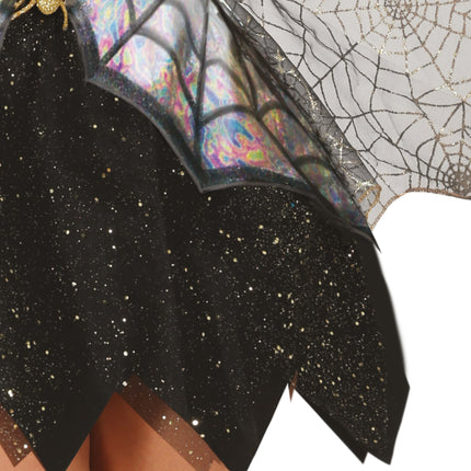 Halloween Kleid Damen Spinnweben und Spinne