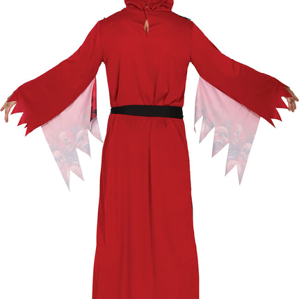 Halloween Kostüm Rot Herren Sensenmann