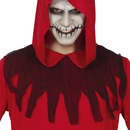 Halloween Kostüm Rot Herren Sensenmann