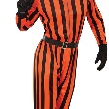 Halloween Jumpsuit Herren Harlekin Gefangener
