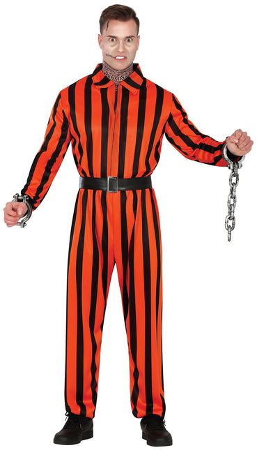 Halloween Jumpsuit Herren Harlekin Gefangener