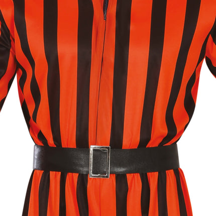 Halloween Jumpsuit Herren Harlekin Gefangener