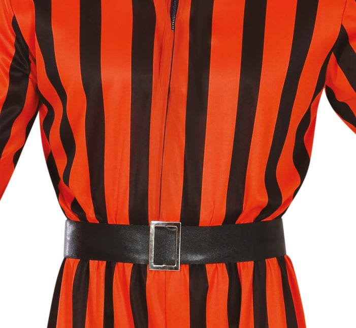 Halloween Jumpsuit Herren Harlekin Gefangener
