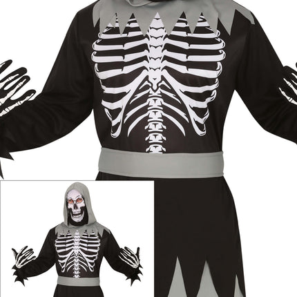 Halloween Kostüm Herren Skelett Mystic