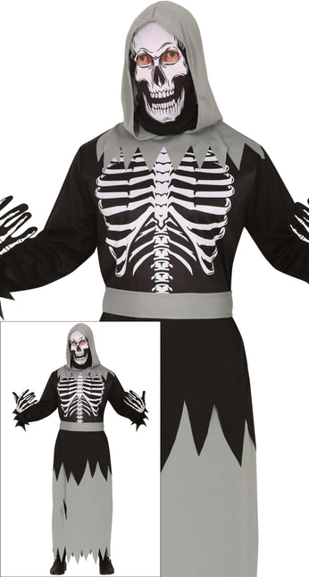 Halloween Kostüm Herren Skelett Mystic