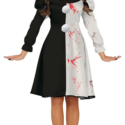 Halloween Kleid Damen Schrecklicher Clown