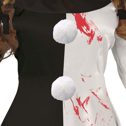 Halloween Kleid Damen Schrecklicher Clown