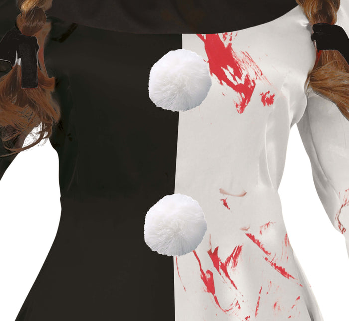 Halloween Kleid Damen Schrecklicher Clown