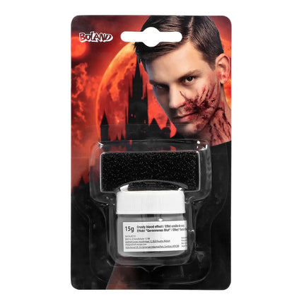 Schmink-Set „Crusty Blood“ (geronnenes Kunstblut und Schwamm)