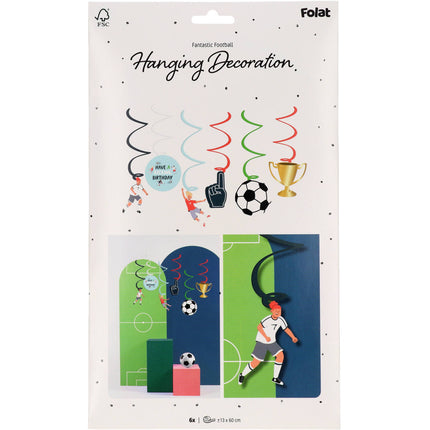 Fußball Hängende Dekoration 6 Stk