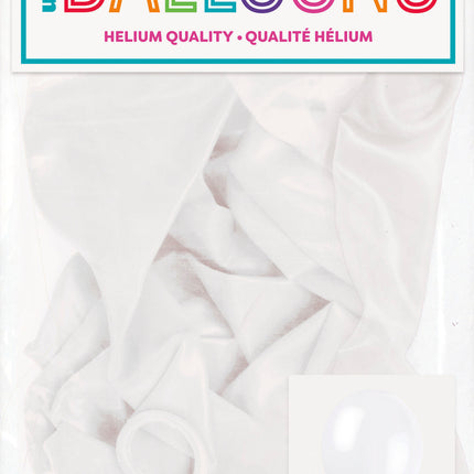 12" Premium Latex-Ballons, 10 Stück - Leinenweiß