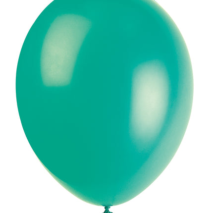 Grüne Ballons Glanz 30cm 10Stk