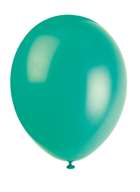 12" Premium-Latex-Ballons, 10 Stück - Farngrün
