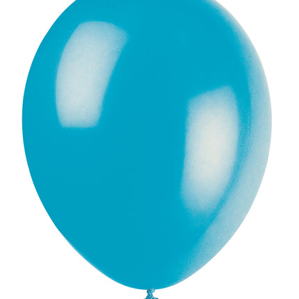 Blaue Ballons Glanz 30cm 10Stk
