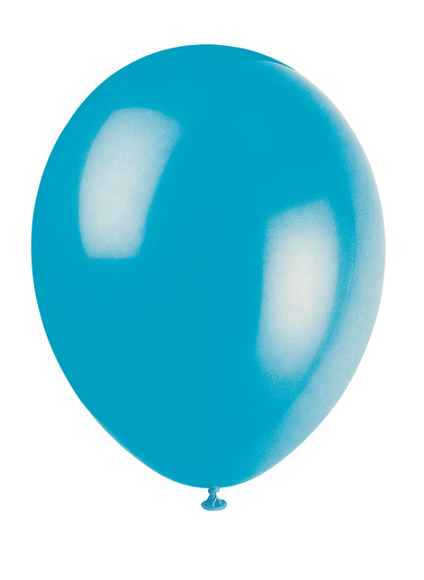 12" Premium Latex Ballons, 10ct - Türkis