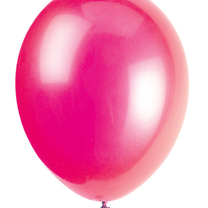 12" Premium Latex Ballons, 10ct - Fuchsia