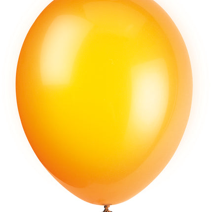 12" Premium Latex Ballons, 10 Stück - Zitrus Orange