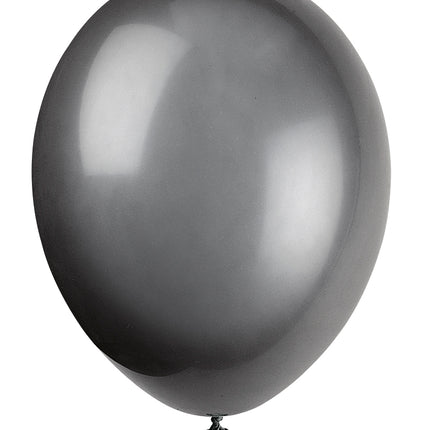 Schwarze Ballons Glanz 30cm 10Stk