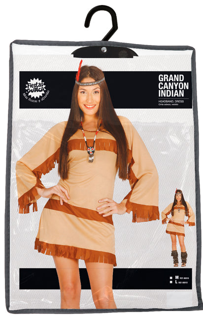 Indianerkleid Braun Damen 2 Stück