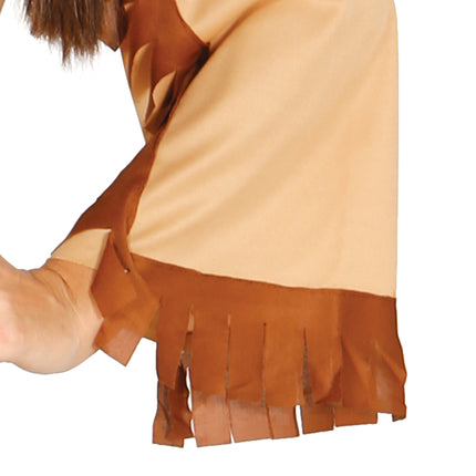Indianerkleid Braun Damen 2 Stück
