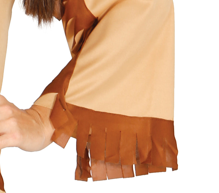 Indianerkleid Braun Damen 2 Stück