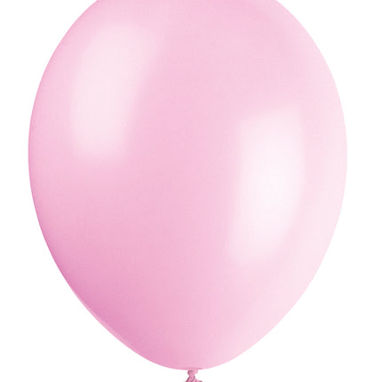 12" Premium Latex Ballons, 10 Stück - Puderrosa