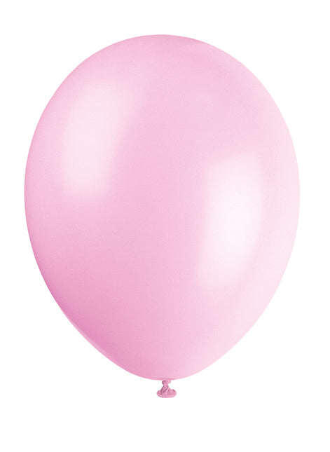 12" Premium Latex Ballons, 10 Stück - Puderrosa