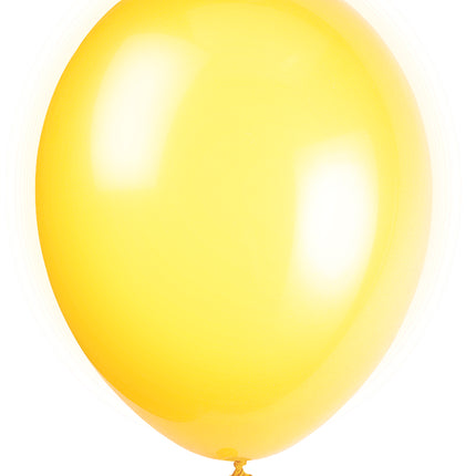 Gelbe Luftballons Zitrone 30cm 10Stk