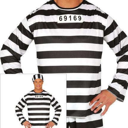 Crooksuit Schwarz Weiß Männer