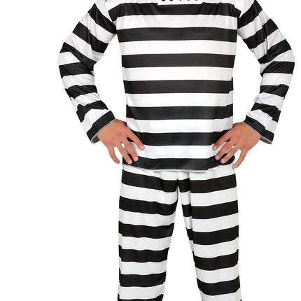 Crooksuit Schwarz Weiß Männer