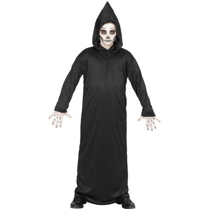 Halloween Kostüm Schwarz Kind Sensenmann