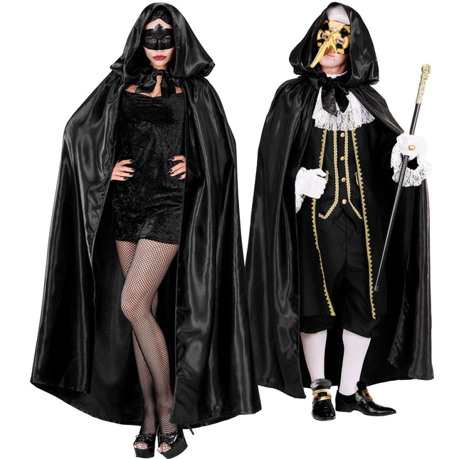 Halloween Cape Schwarz 1.52m