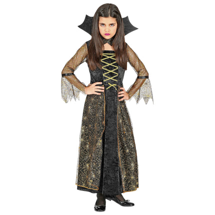 Halloween Kleid Mädchen Spiderella