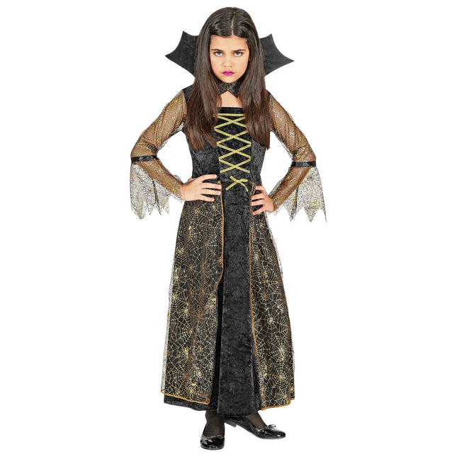 Halloween Kleid Mädchen Spiderella
