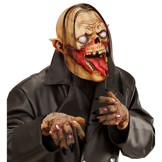 Halloween Handschuhe Zombie