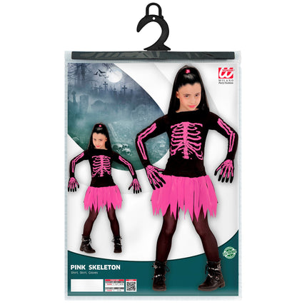 Halloween Kostüm Mädchen Balerina Skelett