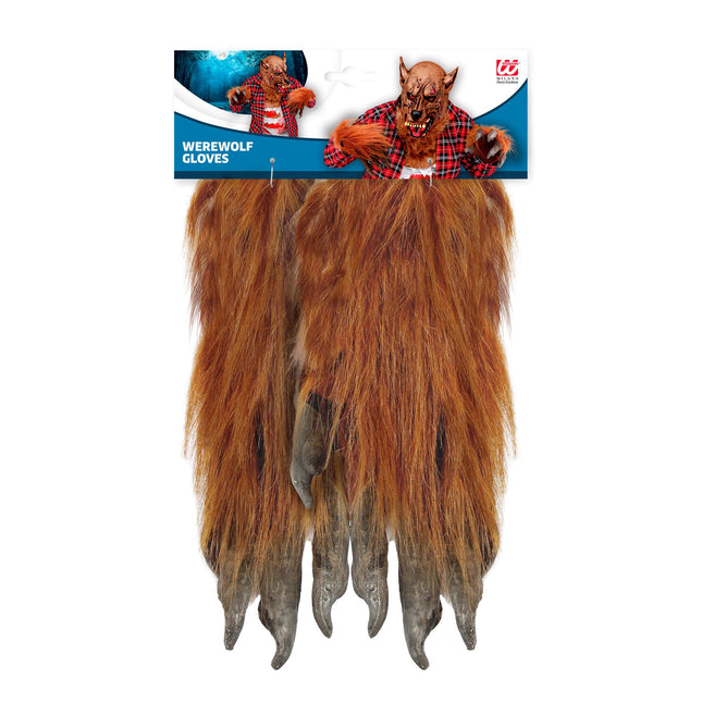 Wolf Handschuhe Braun