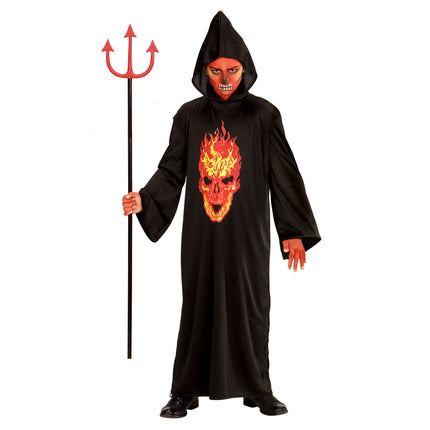 Halloween Kostüm Kind Teufel Skelett