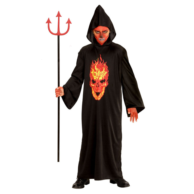 Halloween Kostüm Kind Teufel Skelett
