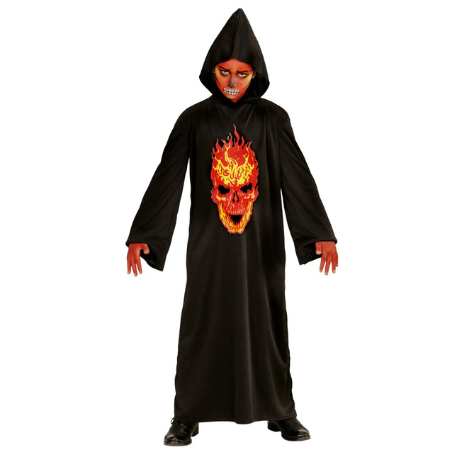 Halloween Kostüm Kind Teufel Skelett