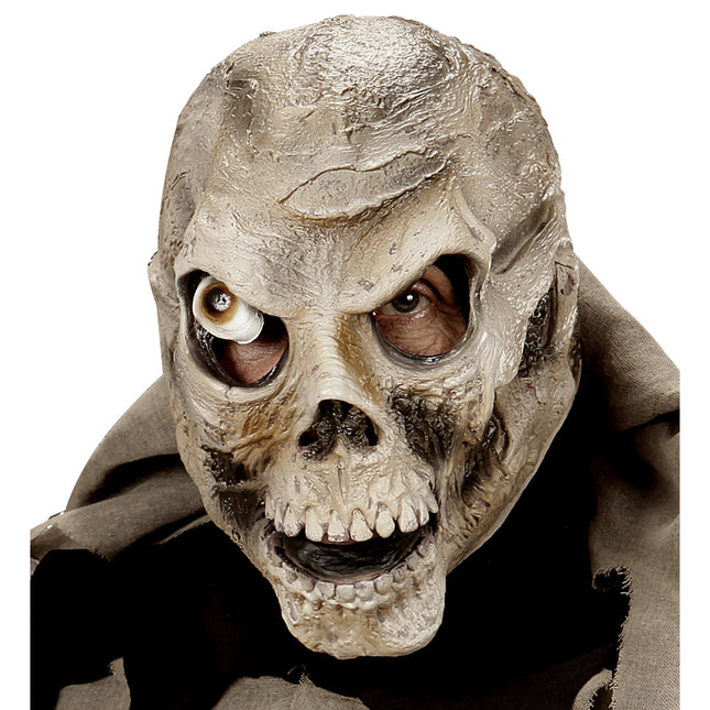 Halloween Maske Grau Kind