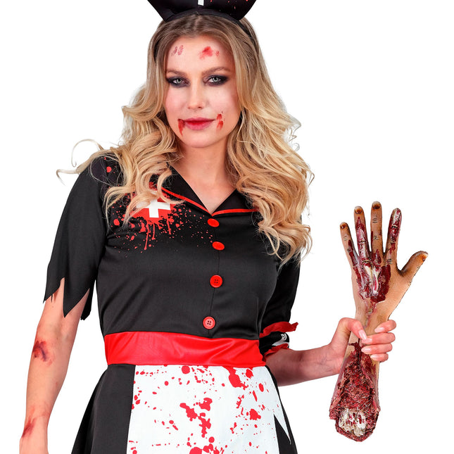 Halloween falscher Arm mit Blut
