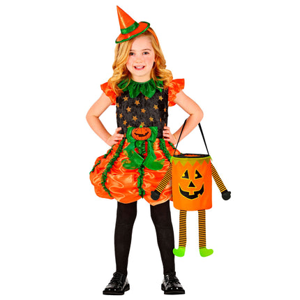 Halloween Tasche Kürbis mit Armen und Beinen