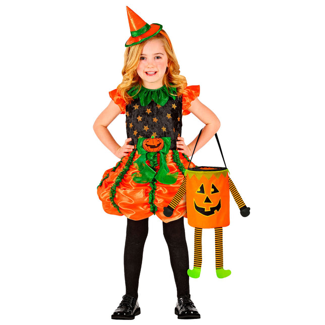 Halloween Tasche Kürbis mit Armen und Beinen