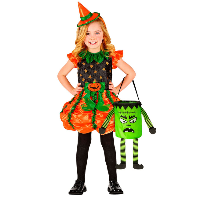 Halloween Tasche Grünes Monster