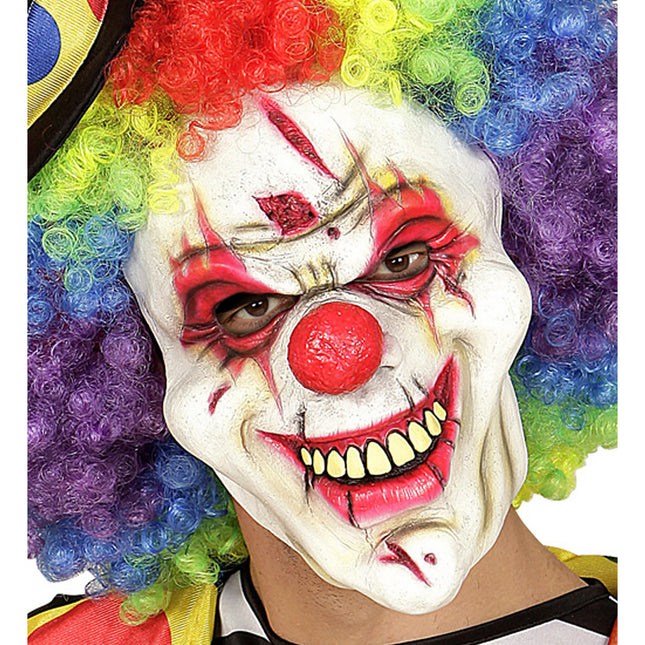 Halloween Maske Regenbogen Clown