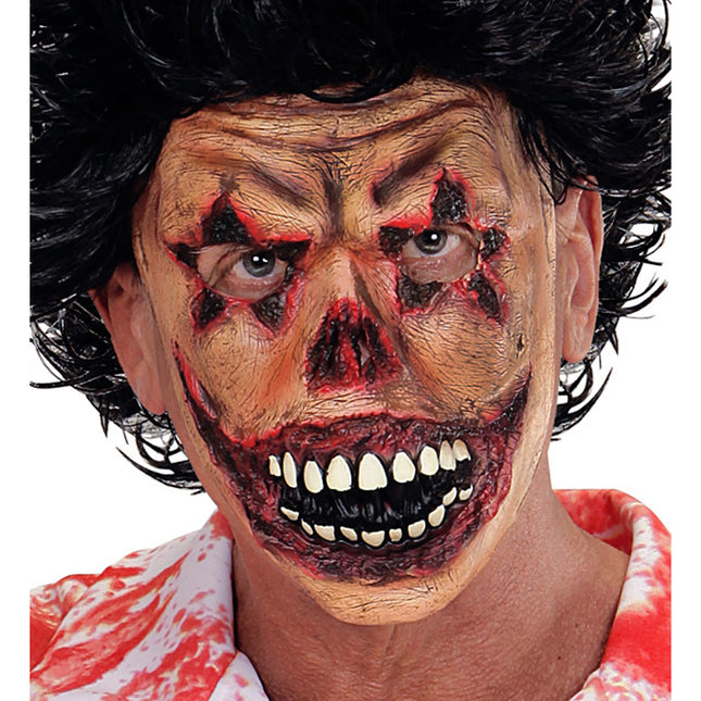 Halloween Maske Clown mit Wunden