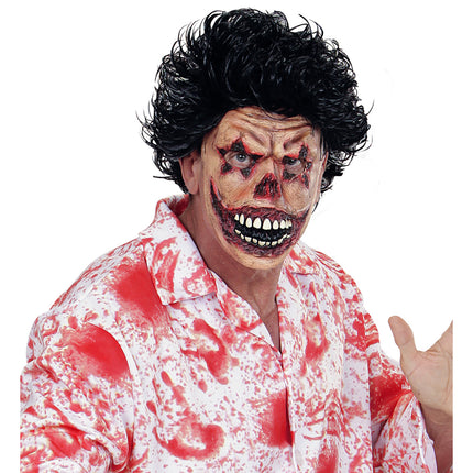 Halloween Maske Clown mit Wunden