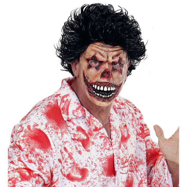Halloween Maske Clown mit Wunden