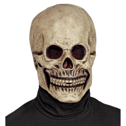 Braune Maske Totenkopf
